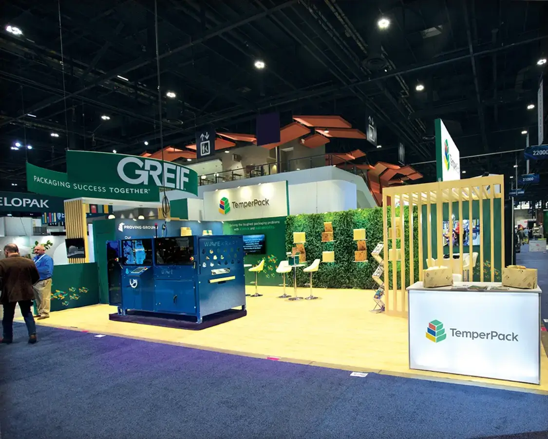 TemperPack - 20×40 Exhibition Stand Rentals at Pack Expo Show, Chicago, IL