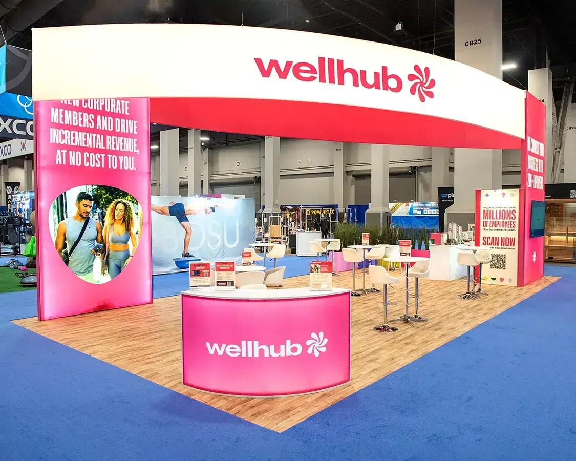 wellhub - 20x40 Exhibition Stand Rentals at HFA Show, Las Vegas, NV