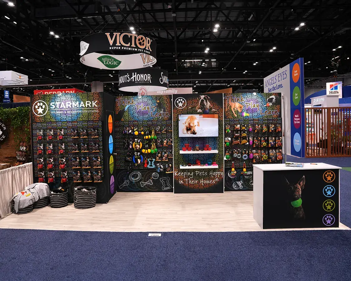 World-class 10x20 trade show booth rentals