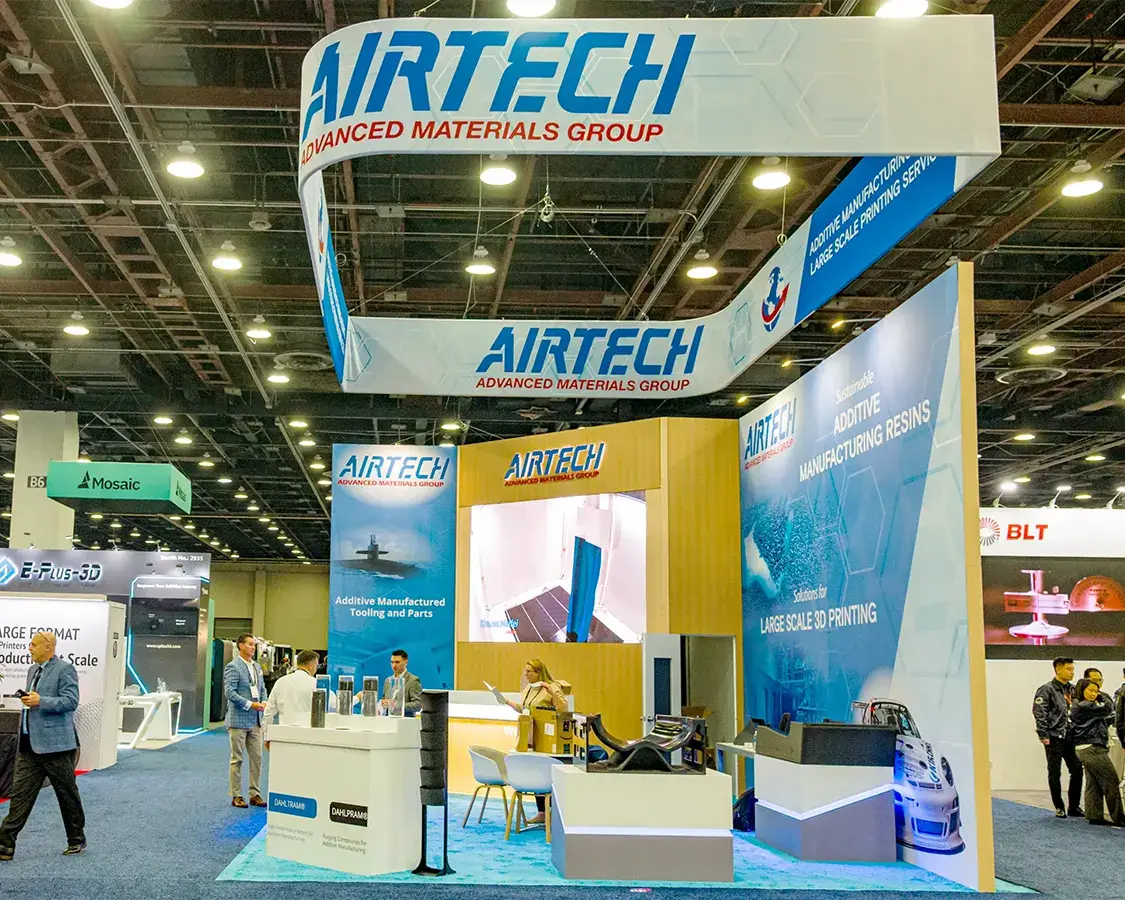 For eye-catching and well-built 20x30 booth rentals contact Exponents