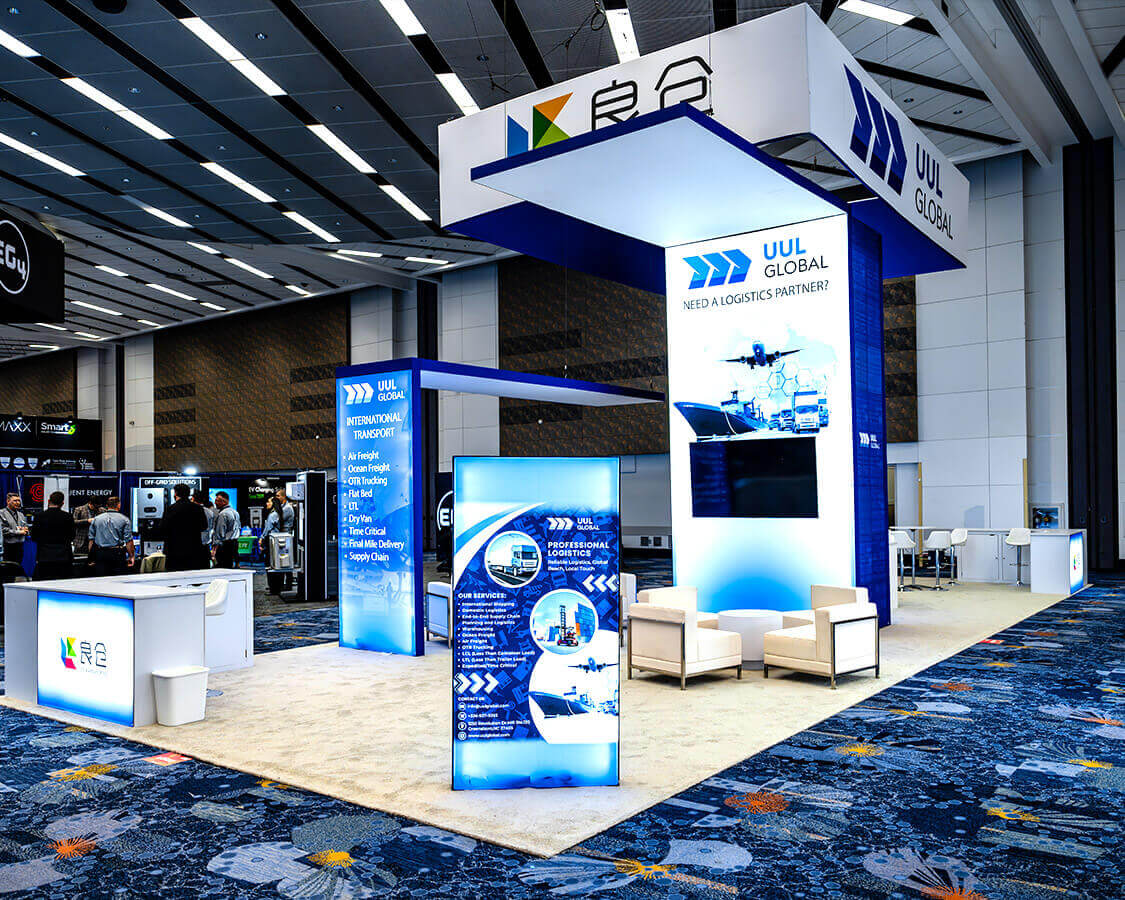 20×50 Trade Show Booth Design AT RE+ Show 2024, Anaheim, CA 20×50 Trade Show Booth Design AT RE+ Show 2024, Anaheim, CA