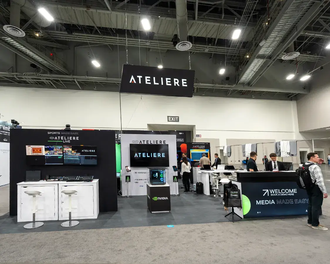 Ateliere - 30×30 Trade Show Booth Rental at NAB Show, Las Vegas, NV