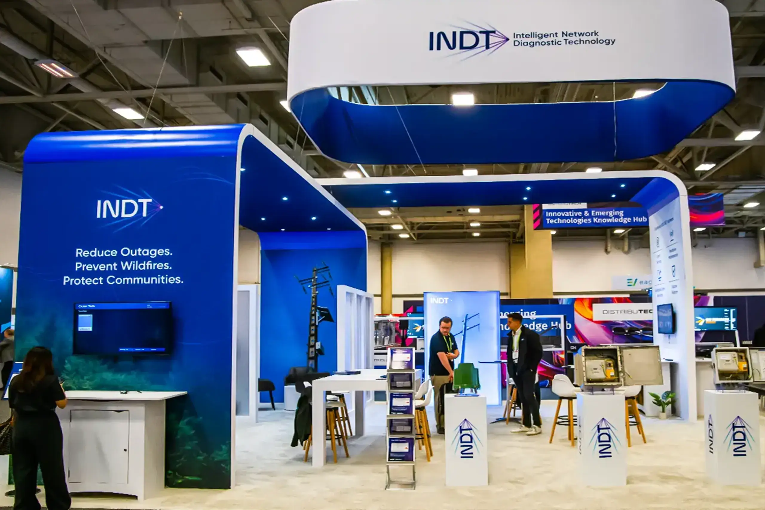 INDT 30x40 booth rental at Distributech Dallas