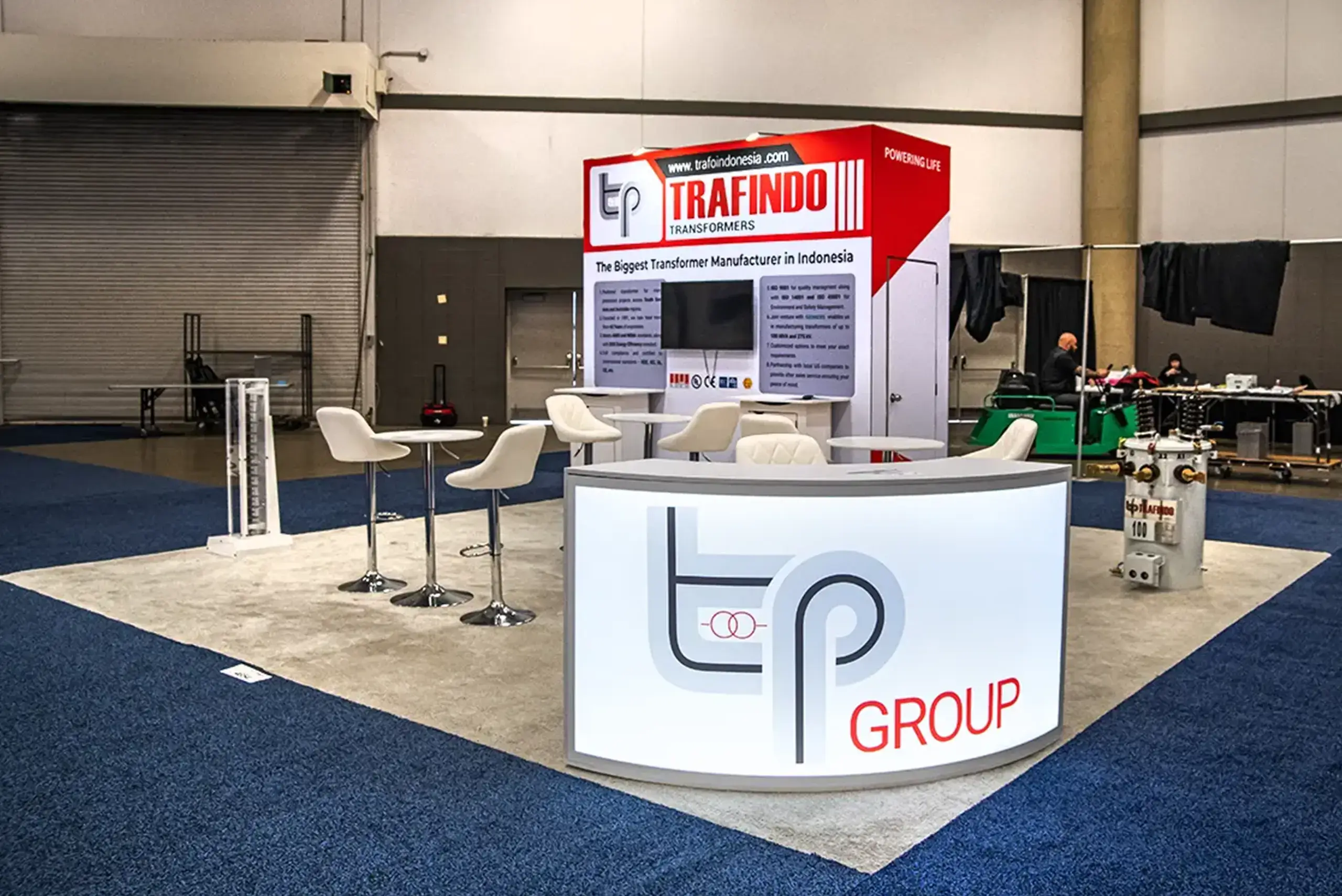 20x20 Booth Rental for Trafindo Group at DISTRIBUTECH, Designed and Build by Exponents in Dallas