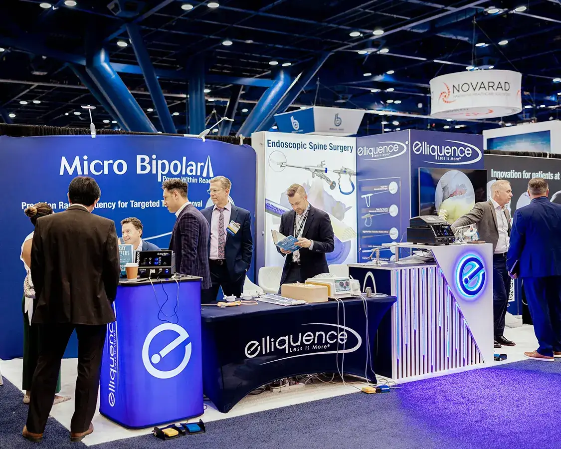 10×20 Trade Show Booth for Eliquence at CNS 2024, Designed and Built by Exponents in Houston, TX 10×20 Trade Show Booth for Eliquence at CNS 2024, Designed and Built by Exponents in Houston, TX
