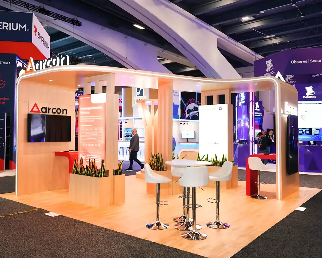 World-class 20x20 trade show booth rentals