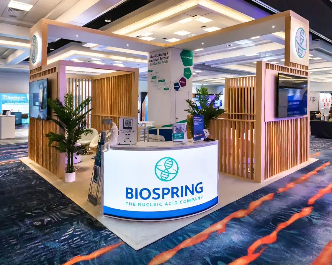 20×20 Trade Show Booth for Bio Spring at Tides USA 2025, Built by Exponents in San Diego, CA