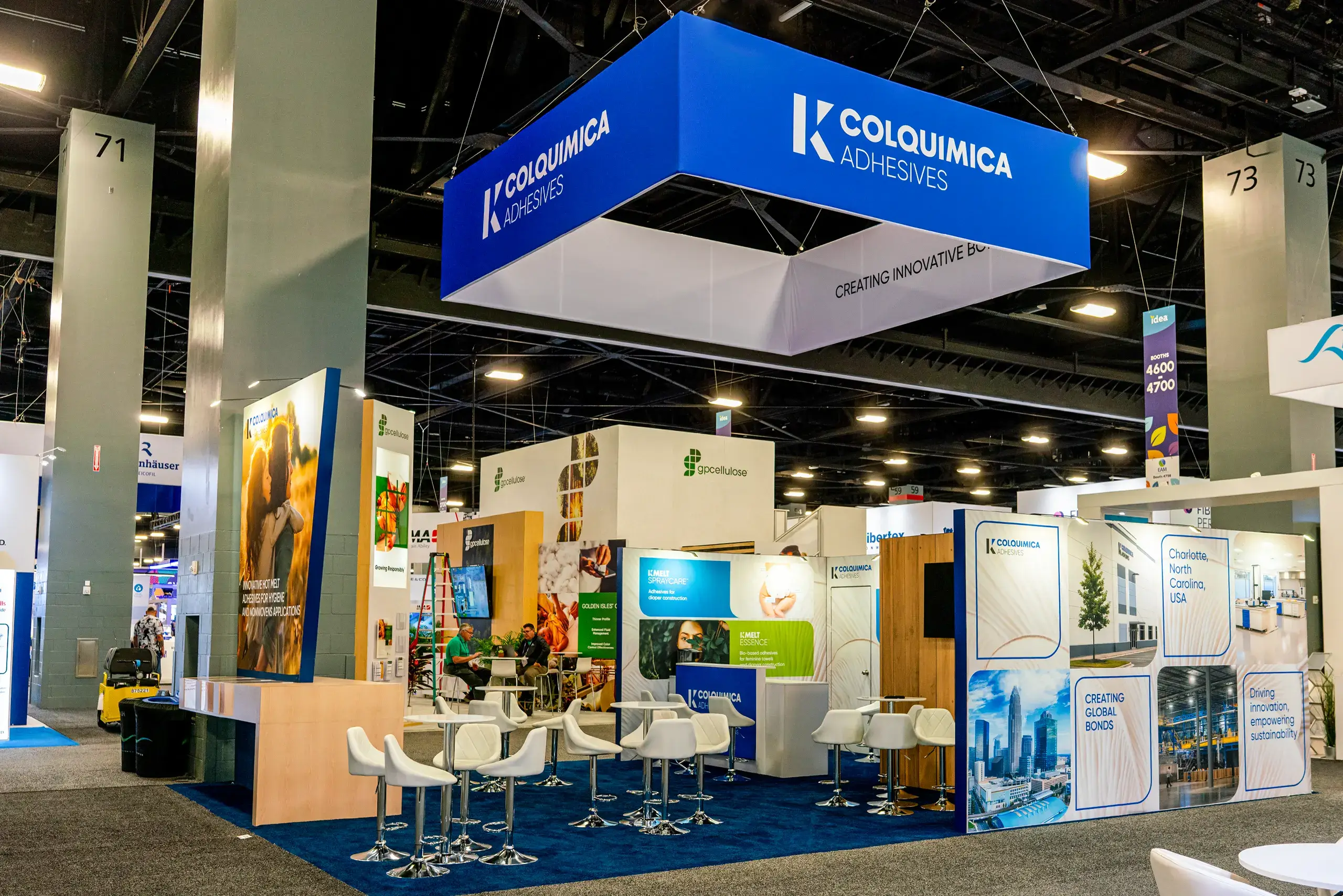 20×30 Trade Show Booth for Colquimica at IDEA Show, Designed and Built by Exponents in Miami 20×30 Trade Show Booth for Colquimica at IDEA Show, Designed and Built by Exponents in Miami