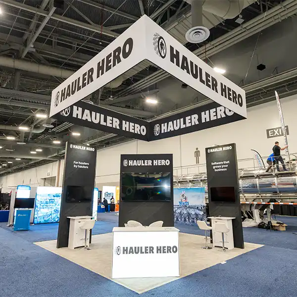 Hauler Hero Exhibit Rental at Waste Expo 2025, Las Vegas, NV