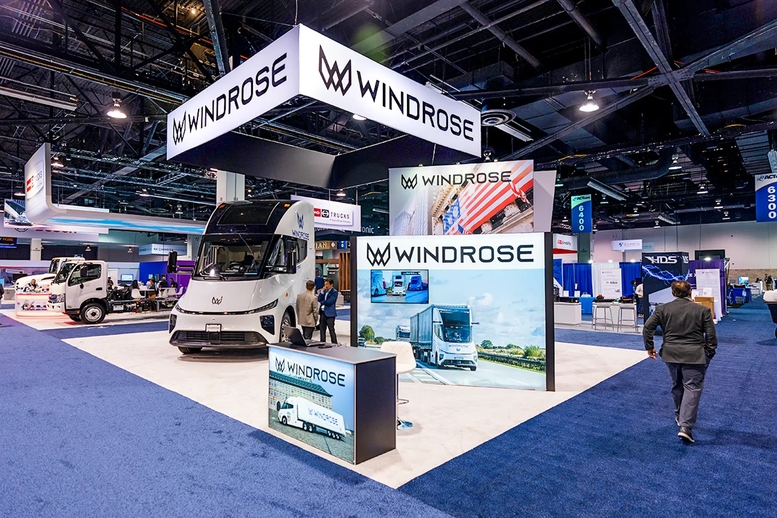 30×40 Booth Rental for Windrose At ACT Expo, Designed and Built By Exponents in Anaheim