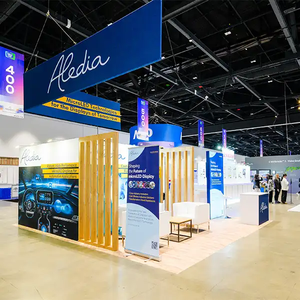 Aledia Booth Rental at Display Week 2025, San Jose, CA