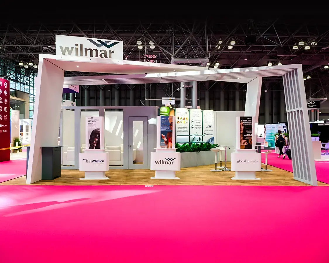 20×30 Trade Show Booth for Wilmar At NYSCC Suppliers Day, Designed and Built By Exponents in New York
