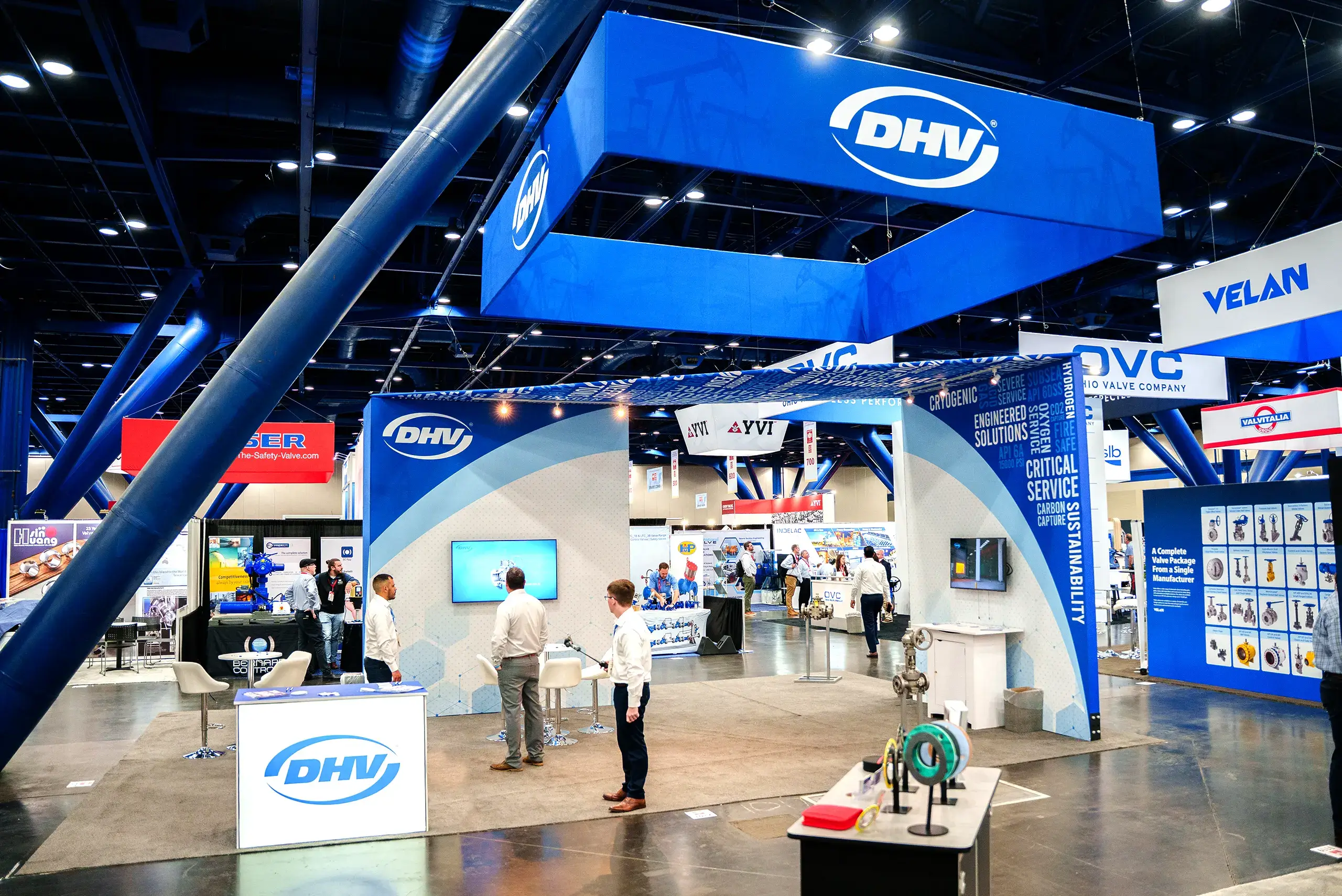 20×30 Trade Show Exhibit at Valve World Americas 2025, Houston, TX