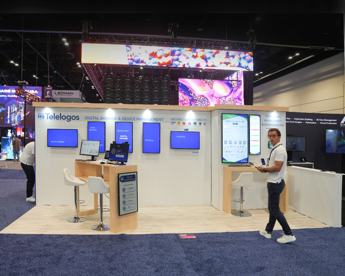 Get purpose-driven and impactful telelogos 10x20 tradeshow rental booths from Exponents