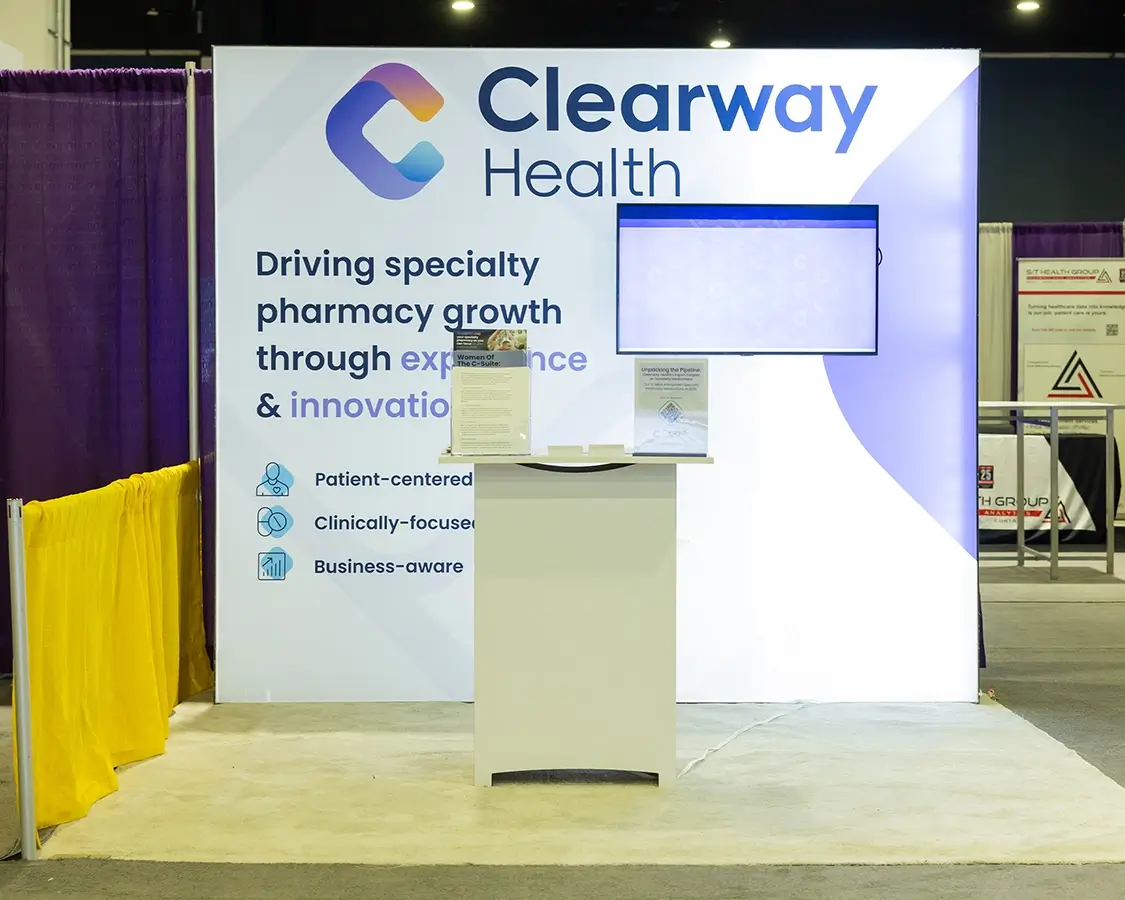 10x10 Clearway Trade Show Booth Rental at 340B Coalition Summer Conferences