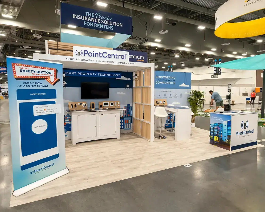 Pointcentral - 10x20 Exhibition Stand Rentals at Apartmentalize 2025, Las Vegas, NV Pointcentral - 10x20 Exhibition Stand Rentals at Apartmentalize 2025, Las Vegas, NV