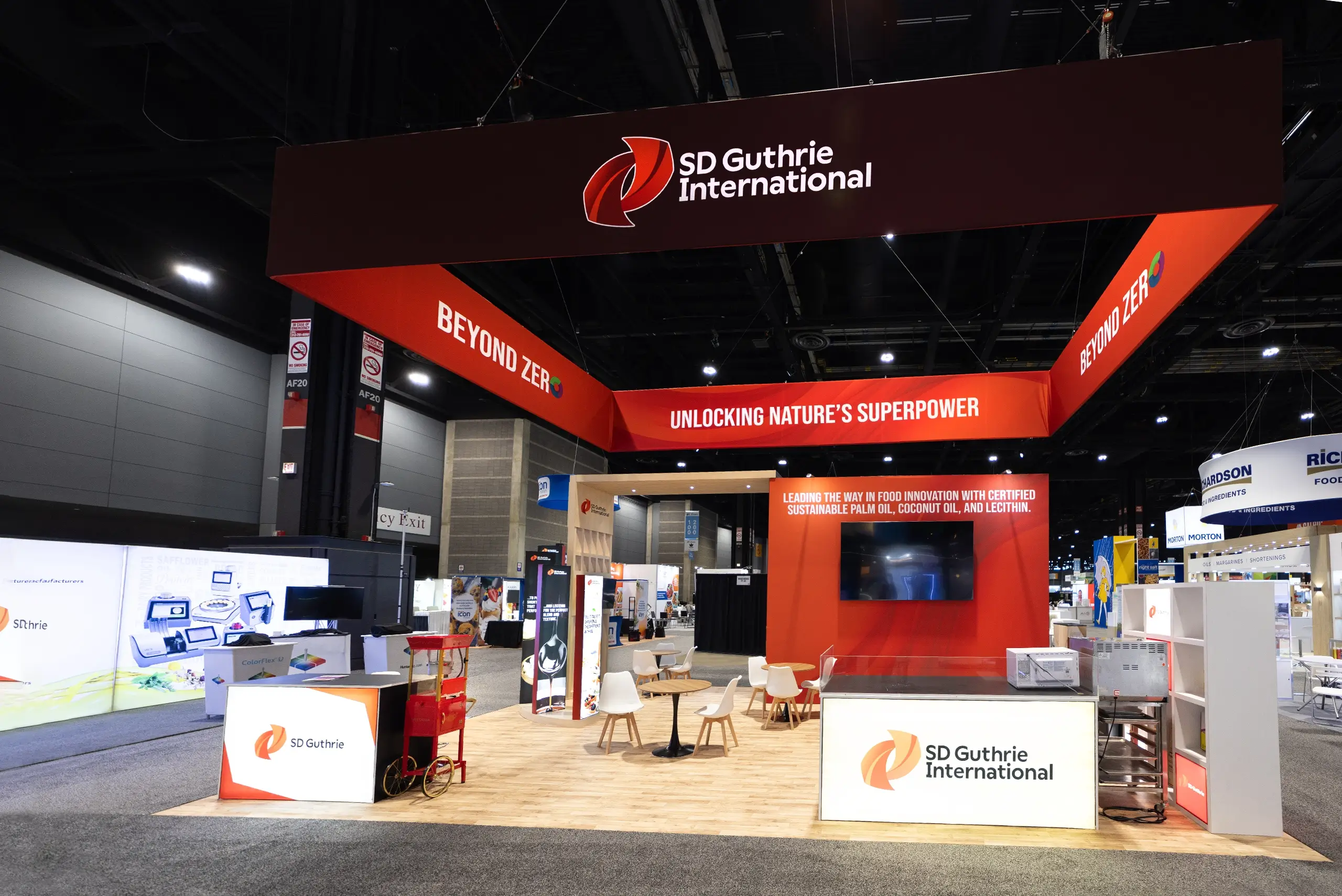 20×30 Trade Show Exhibit Booth for SD Guthrie at IFT First, Designed and Built By Exponents in Chicago