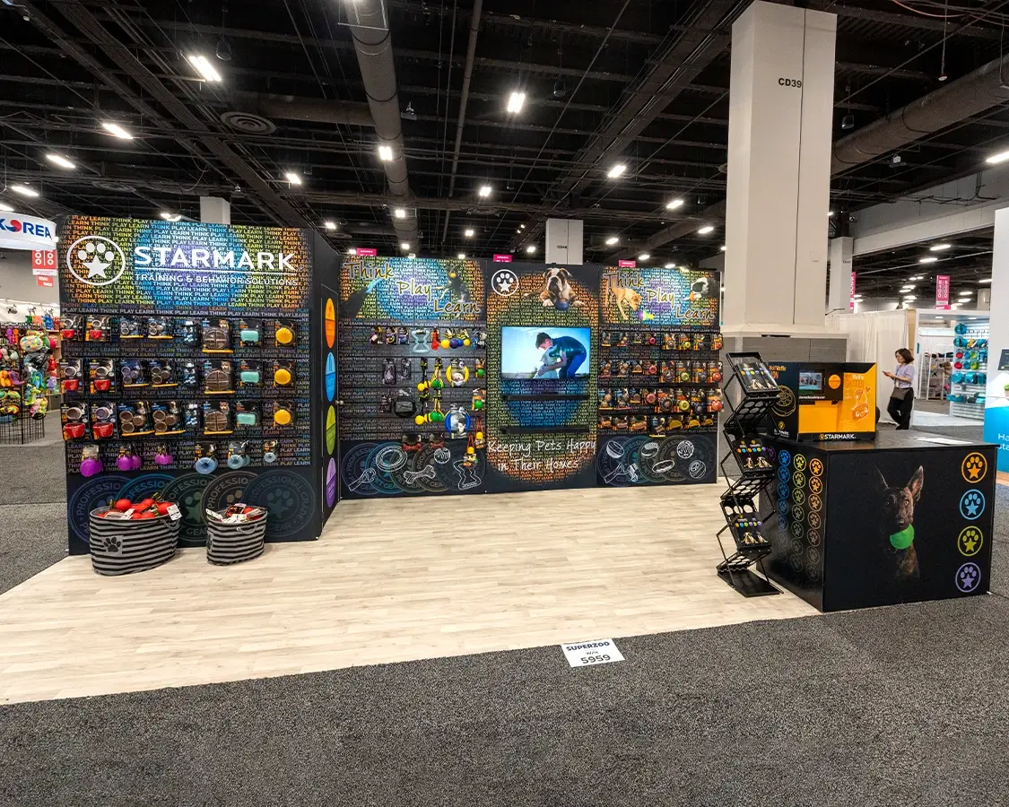 10x20 Booth Rental for starmark at Superzoo 2025, Las Vegas, NV