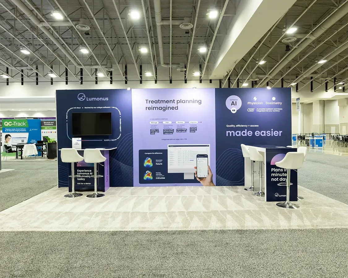 10x20 Trade Show Exhibit Rental for Lumonus at AAPM 2025, Washington, D.C