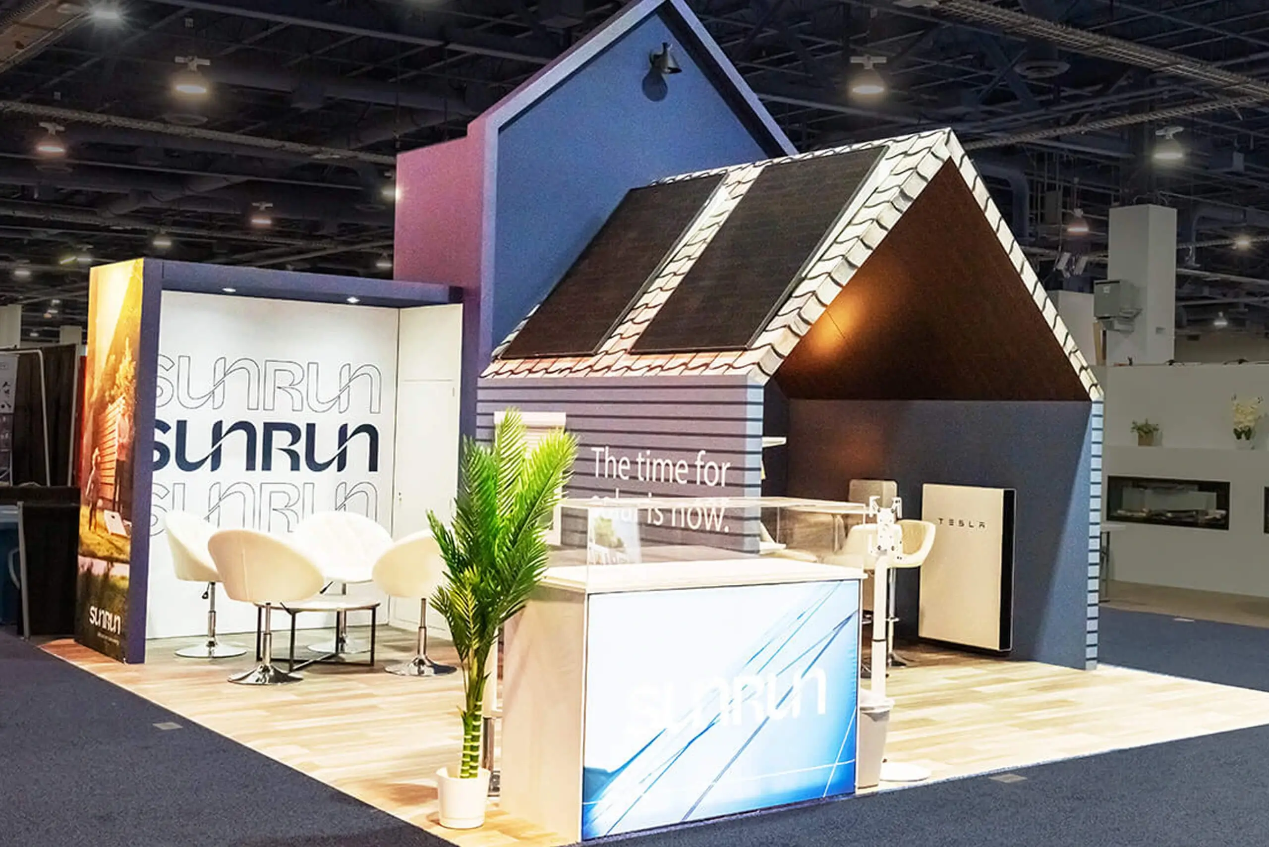 20x20 Exhibit Rental for Sun run At NAHB, Designed and Built By Exponents in Las Vegas 20x20 Exhibit Rental for Sun run At NAHB, Designed and Built By Exponents in Las Vegas