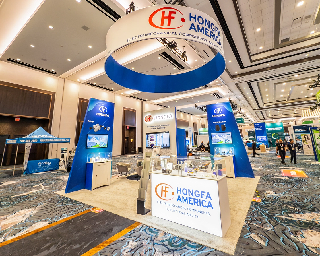20x20 Trade Show Booth Rental for Hongfa at RE+ 2025, Orlando, FL