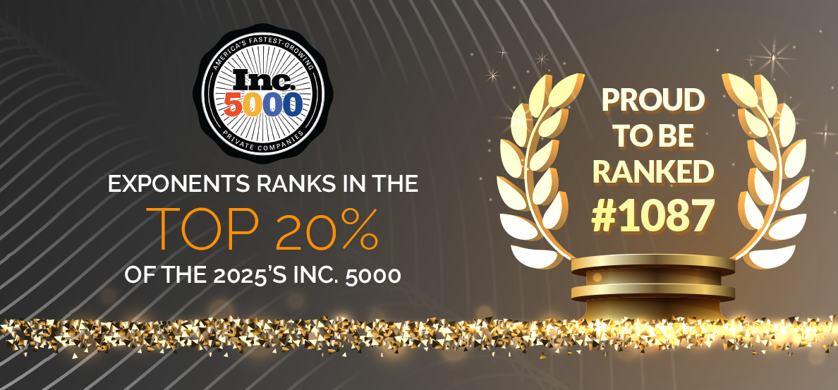 Exponents Ranks in the Top 20% of the 2025’s Inc. 5000