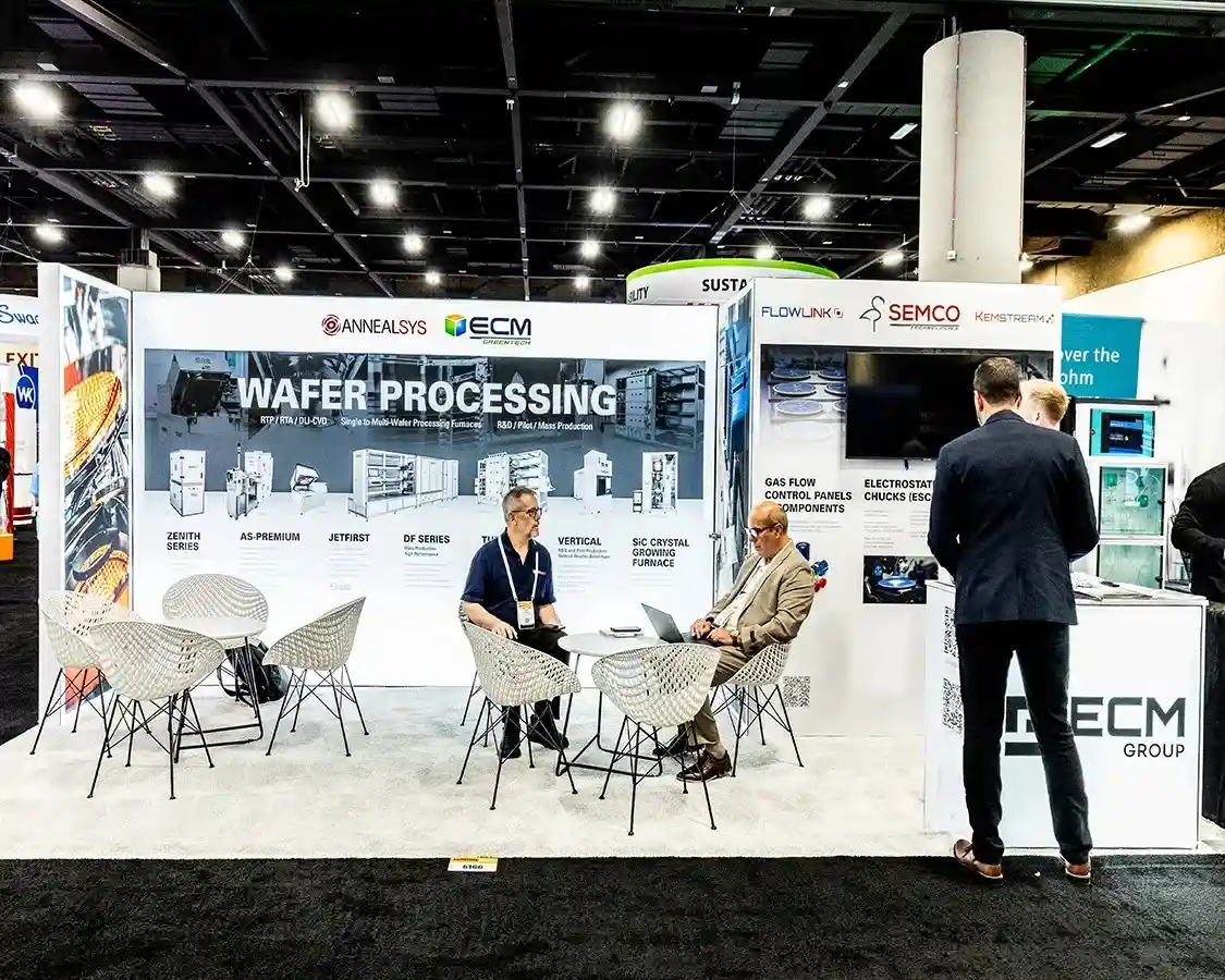 10x20 Rental Booths for ECM at Semicon West 2025, Phoenix, AZ