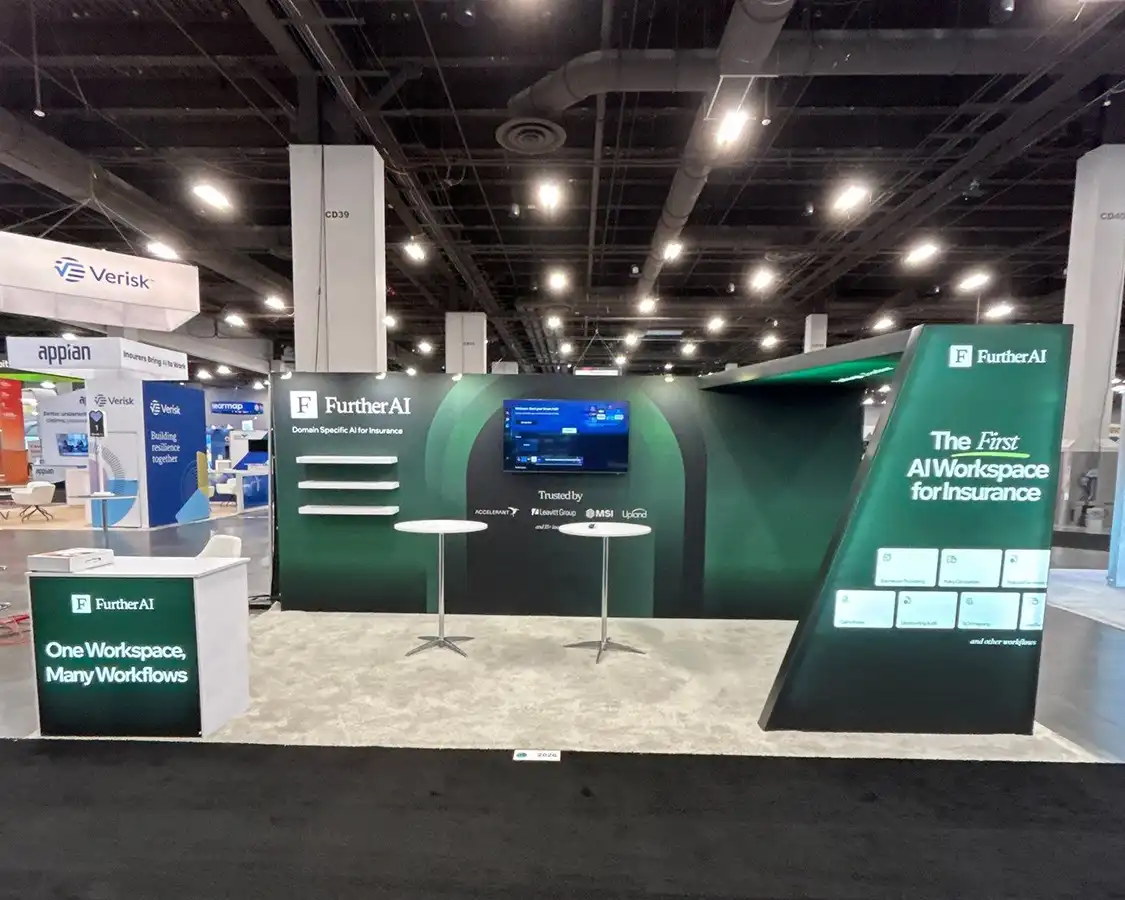 10x20 Trade Show Exhibit for Further at ITC Vegas 2025, Designed and Built By Exponents in Las Vegas, NV