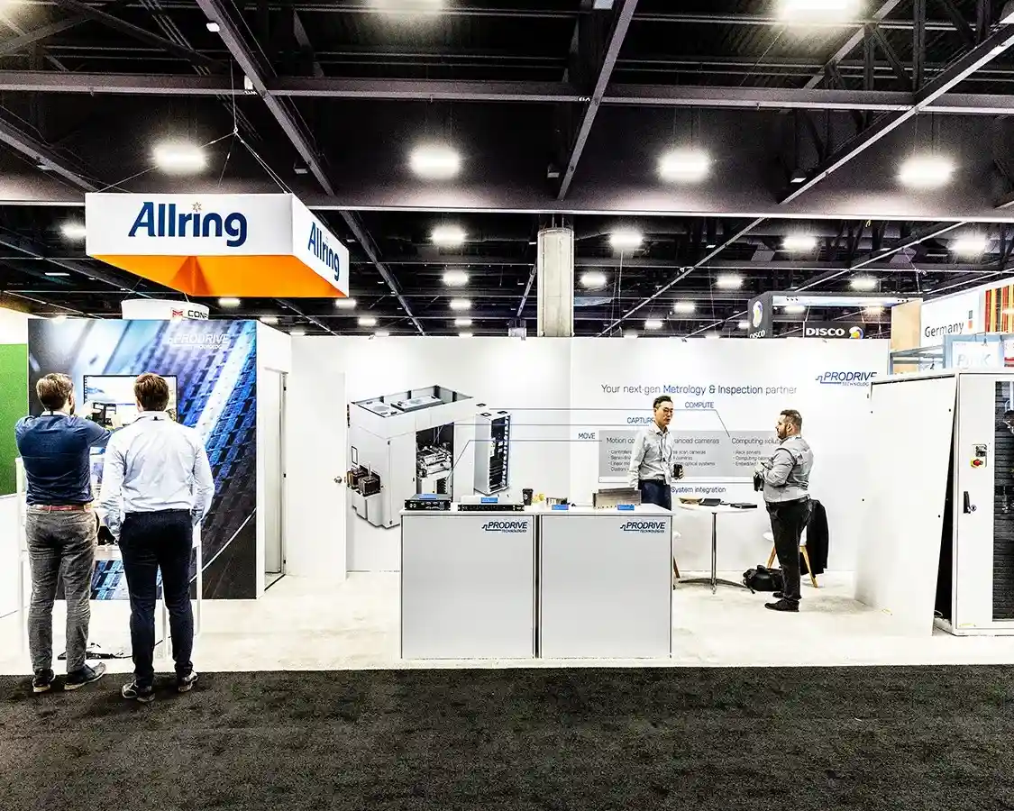 10x30 Exhibit Booth for Sakurain at Semicon West 2025, Designed and Built By Exponents in Phoenix, AZ