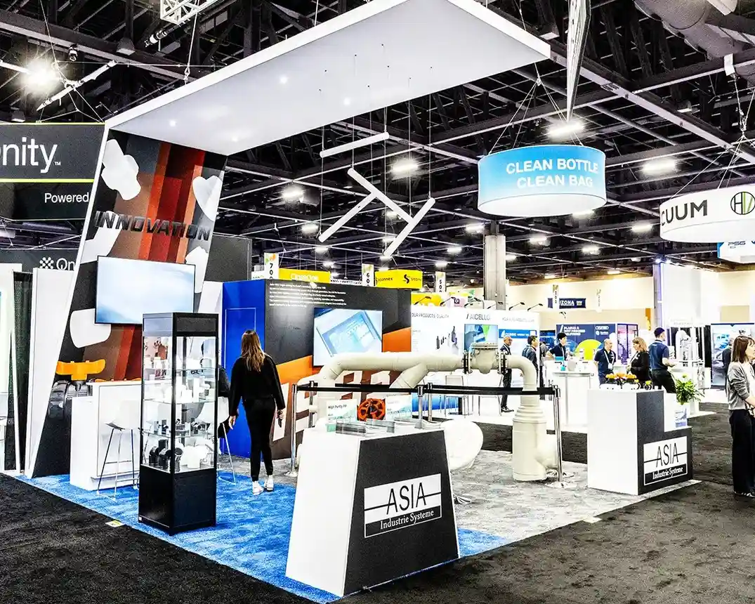 20x20 Exhibit Booth Rental for Asian at Semicon West 2025, Phoenix, AZ