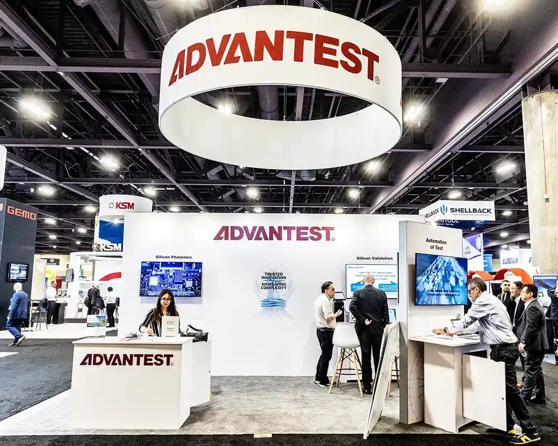 20x20 Trade Show Booth for Advantest at Semicon West 2025, Phoenix, AZ
