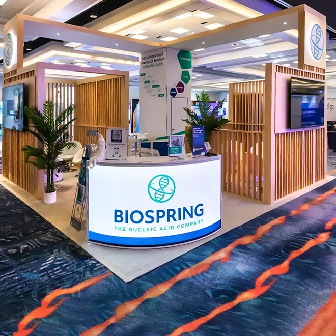 Bio Spring Trade Show Booth Rental for San Diego Food + Wine Festival