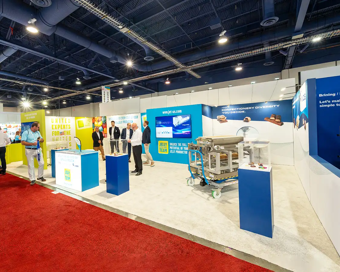 20x40 Custom Trade Show Exhibit for Head at Pack Expo, Designed and Built by Exponents in Las Vegas 20x40 Custom Trade Show Exhibit for Head at Pack Expo, Designed and Built by Exponents in Las Vegas