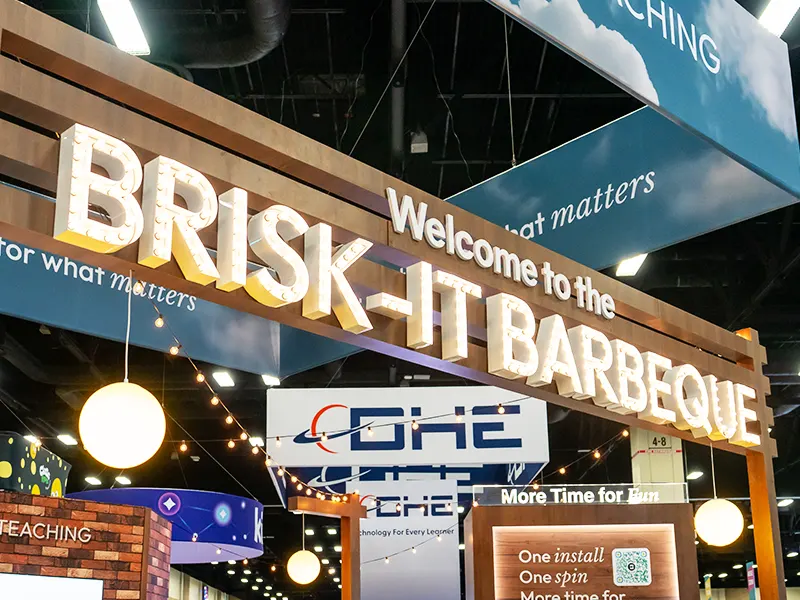 LED Marquee - 30x30 Trade Show Booth at ISTE 2025, San Antonio, TX