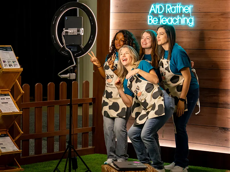 Selfie Point - 30x30 Trade Show Booth at ISTE 2025, San Antonio, TX