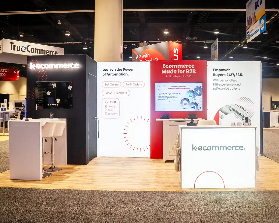 10x20 Booth Rental for K-ecommerce at Community Summit 2025, Designed and Built By Exponents in Kissimmee, FL