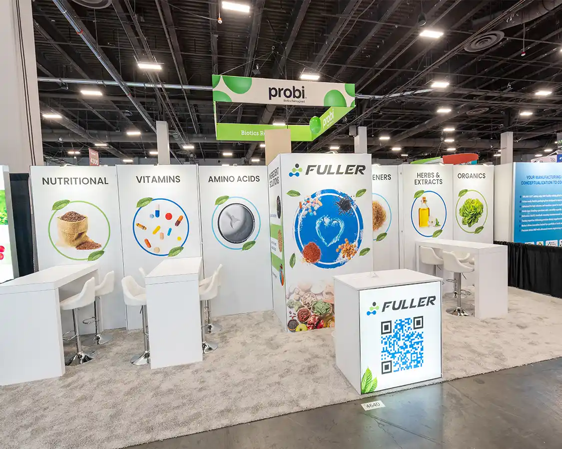10x30 Trade Show Booths for Fuller at Supply Side Global 2025, Designed and Built By Exponents in Las Vegas, NV