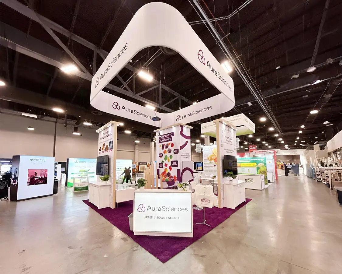 20x20 Trade Show Exhibit Rental at Supply Side Global 2025, Designed and Built By Exponents in Las Vegas, NV