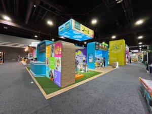 20x30 Exhibition Stand Rentals at Global Produce & Floral for Alpine in Atlanta, CA