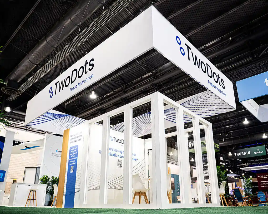 20×30 Exhibition Stand Rental for Twodots at Apartmentalize in Philadelphia, PA