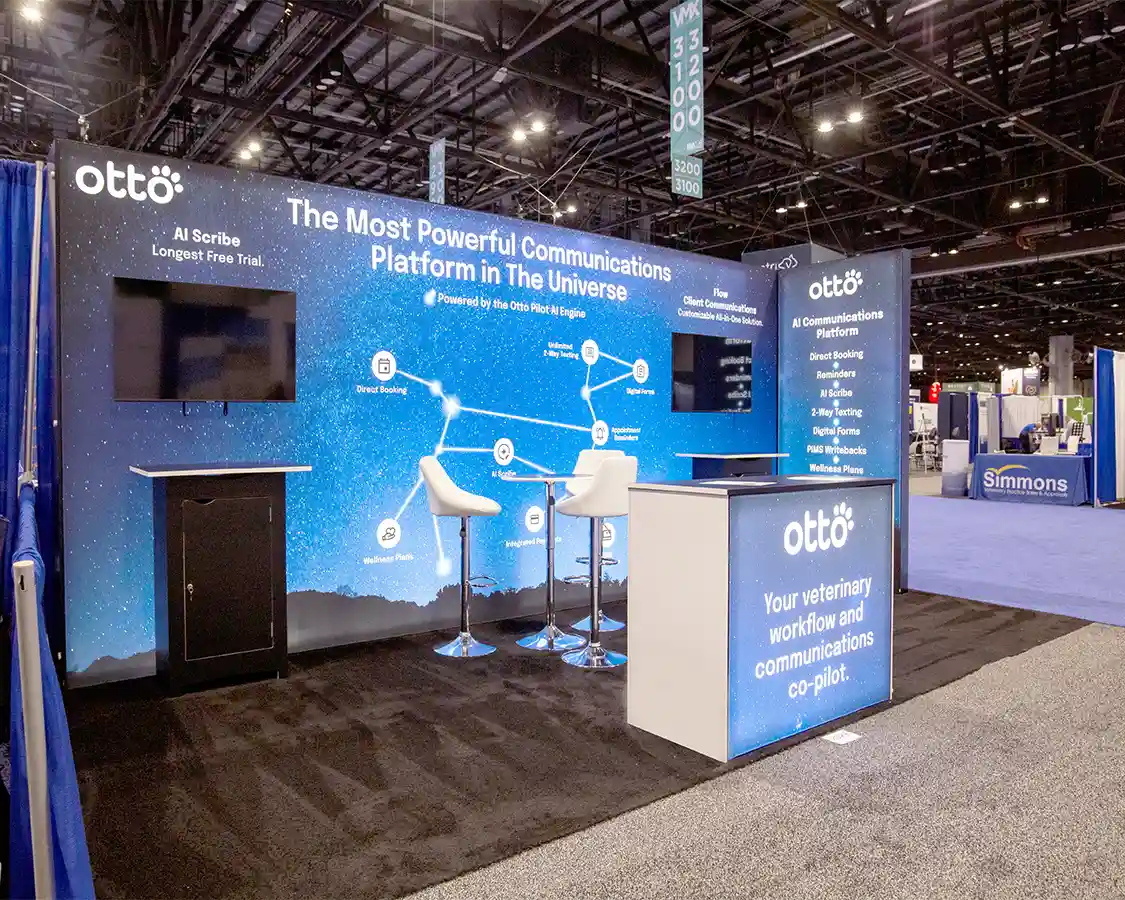 10x20 Booth Rental for Otto at VMX 2026, Designed and Built by Exponents in Orlando, FL