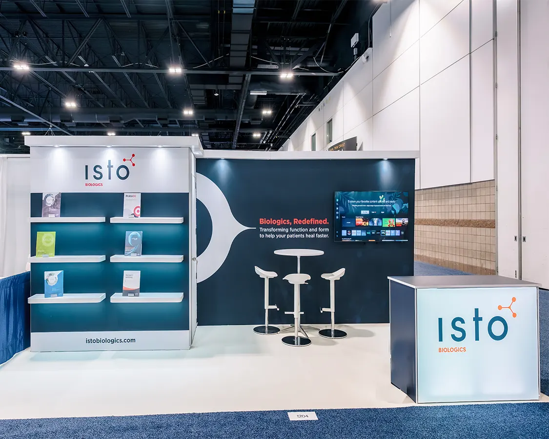 10x20 Exhibition Booth Rentals for Isto at NASS 2025 in Denver, CO