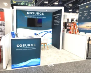 10x10 Trade Show Booth Rental for Cosure at NADA 2026, Designed and Built By Exponents in Las Vegas, NV