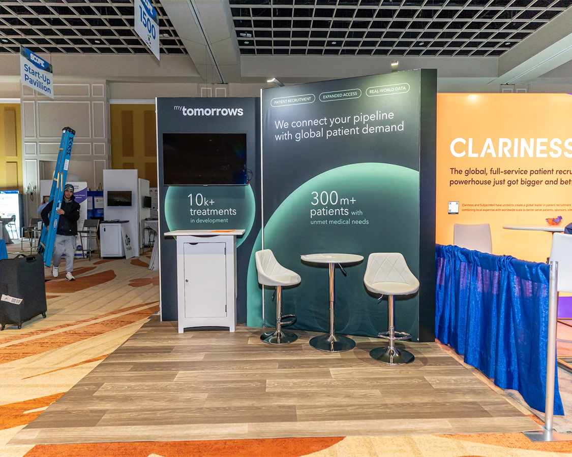 10x10 Trade Show Booth for My Tomorrow at Scope Summit 2026, Designed and Built By Exponents in Orlando, FL