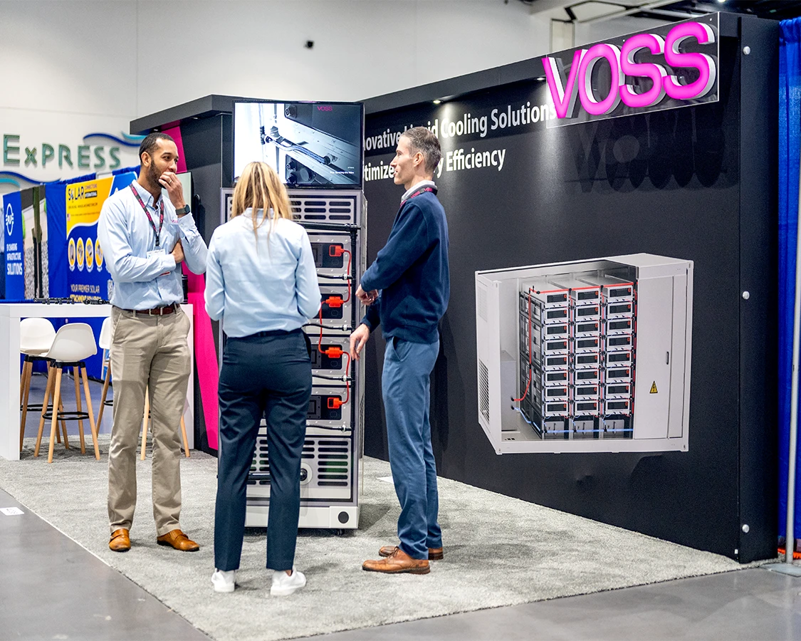 10x20 Trade Show Exhibit for voss at Intersolar & Energy Storage North America 2026, Designed and Built By Exponents in San Diego, CA