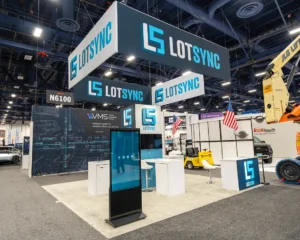20x20 Trade Show Exhibit Rental for Lotsync at NADA 2026, Designed and Built By Exponents in Las Vegas, NV