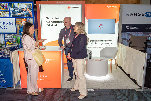 08x10 Trade Show Booth for Fidelity at NPEW Designed and Built by Exponents in Anaheim CA