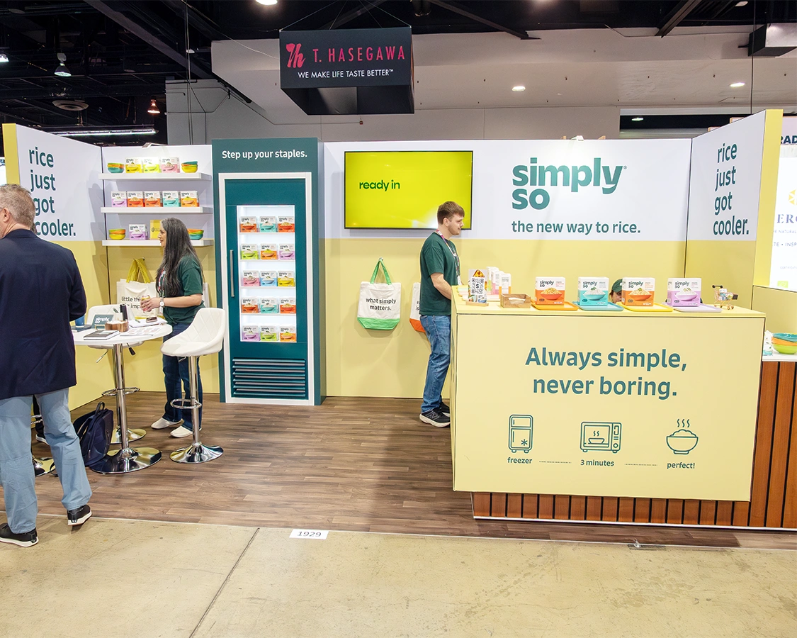 10x20 Exhibition Stand Rental for Simplyso at Natural Products Expo West 2026, Anaheim, CA