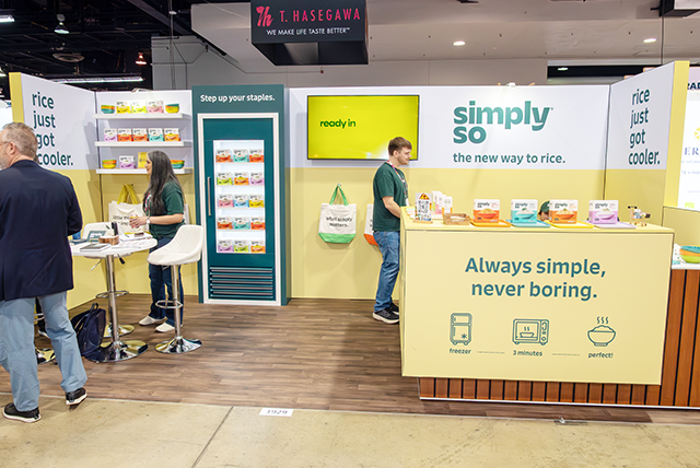 10x20 Trade Show Booth for SimplySo at NPEW, Designed and Built by Exponents in Anaheim, CA 01