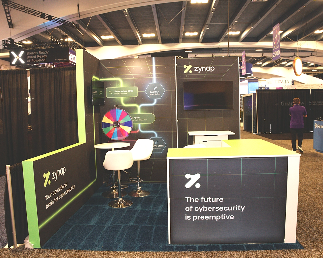 10x10 Exhibition Stand Rentals for Zynap at RSA Conference 2026, San Francisco, CA